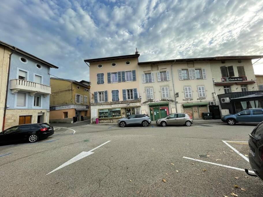 Appartement Sur La Place De Poncin Esterno foto