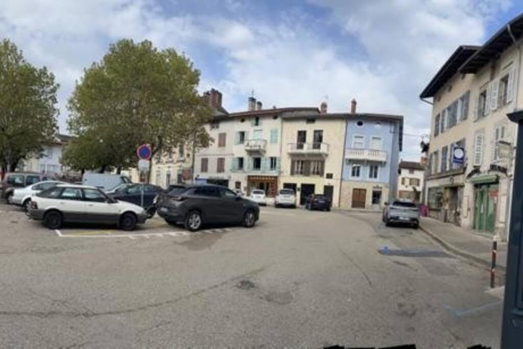 Appartement Sur La Place De Poncin Esterno foto